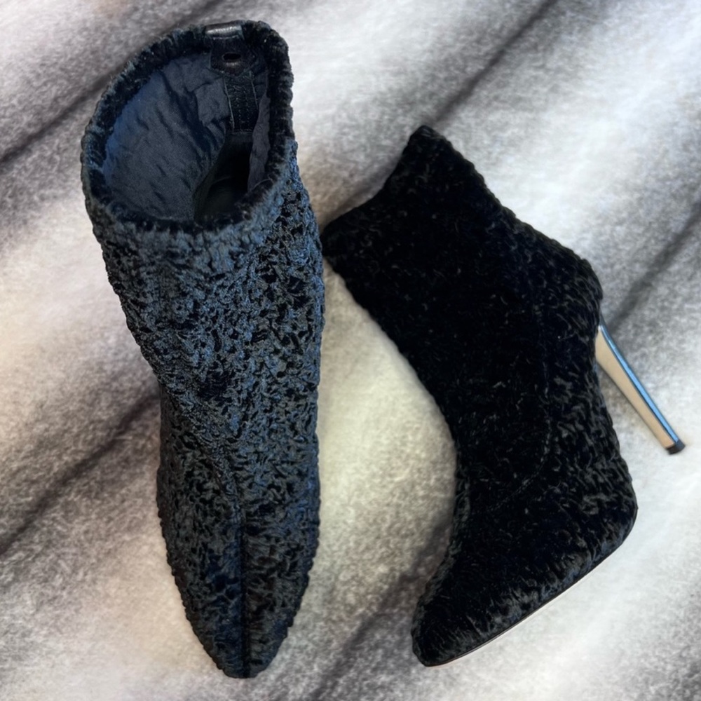 Giuseppe Zanotti Fitzgerald Stretch Nero Black Bootie Heeled Boots